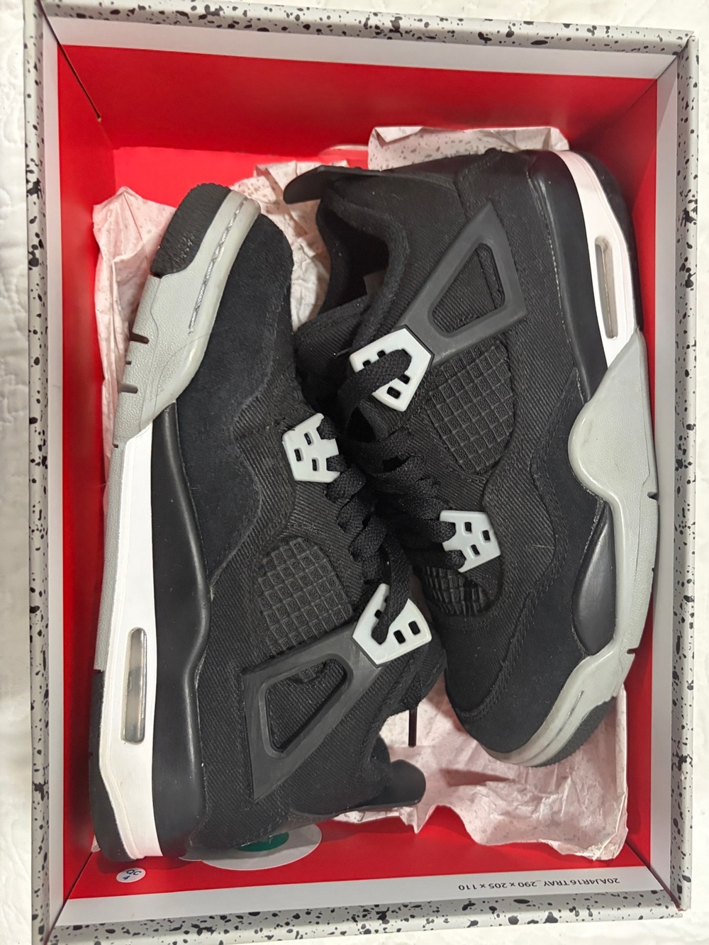 Air Jordan 4 retro Black Canvas